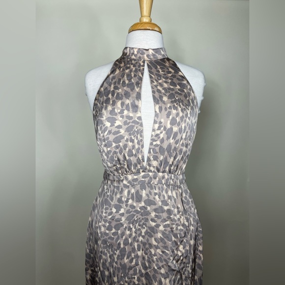 Good American The Resort Leopard Halter Dress - Size 3 - Picture 7 of 16